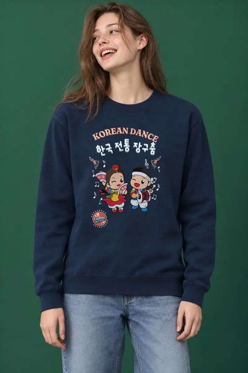 "Korean Dance Friends" Heavy Blend Unisex Crewneck Sweatshirt