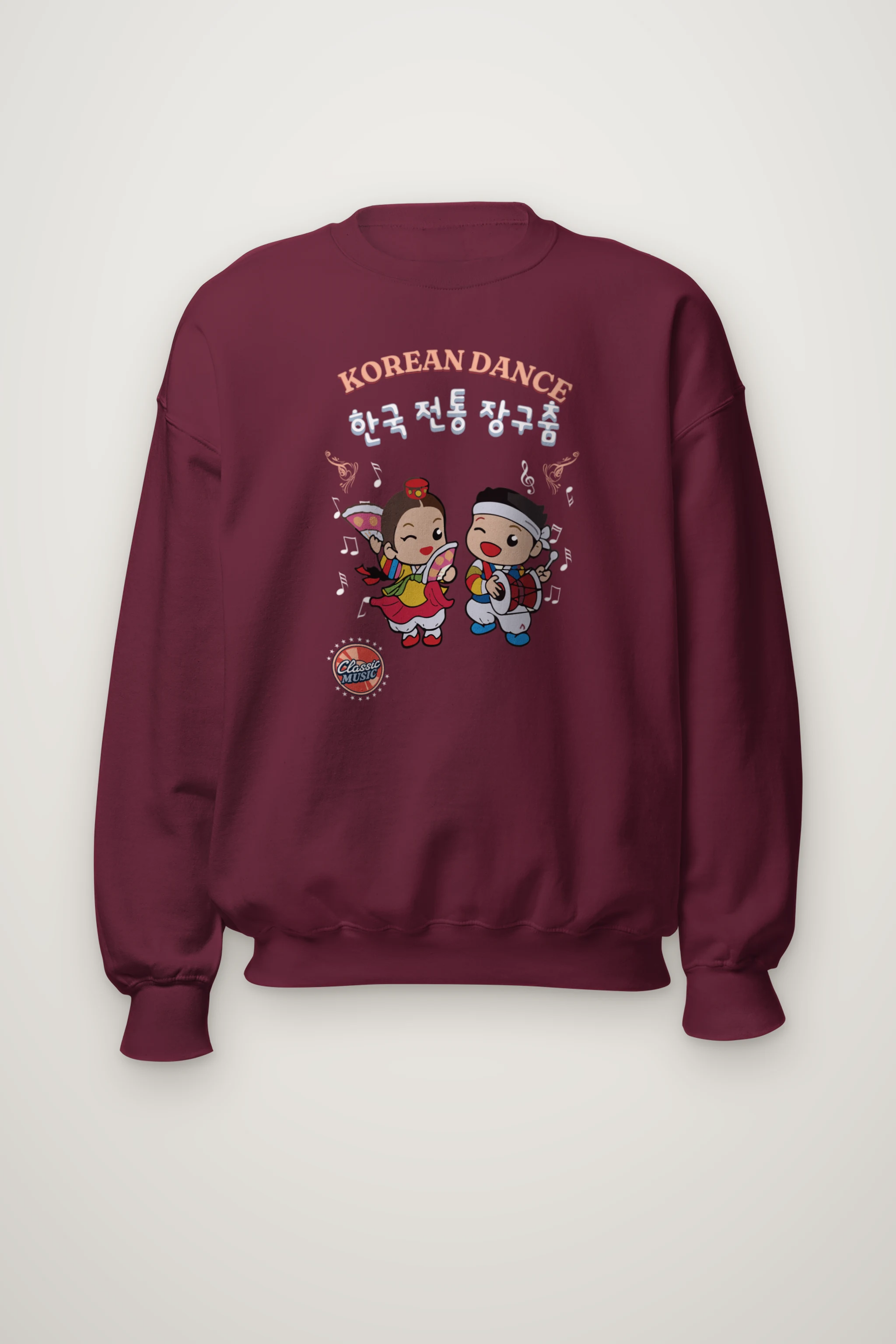 "Korean Dance Friends" Heavy Blend Unisex Crewneck Sweatshirt