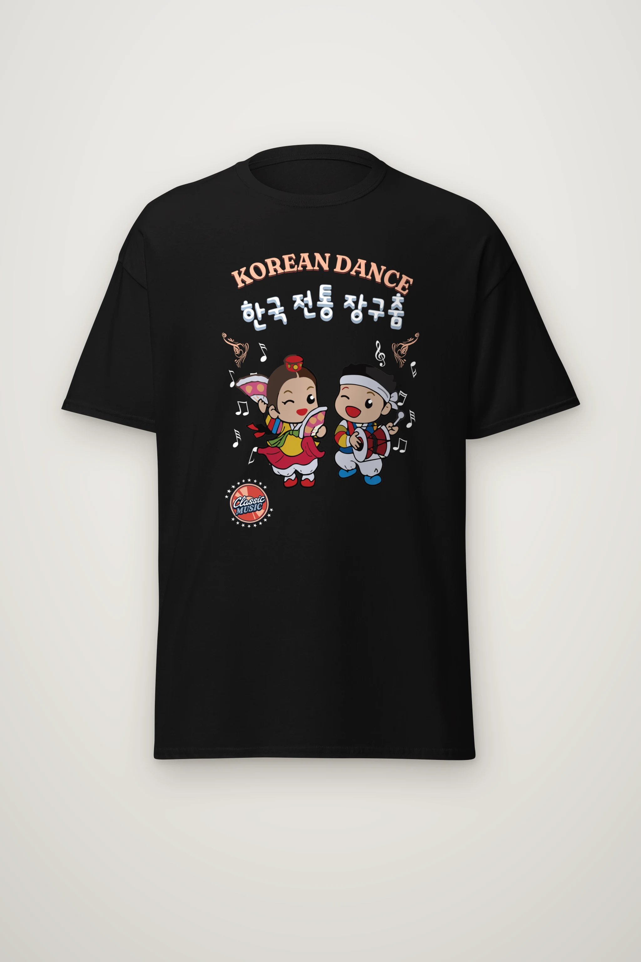 "Korean Dance Friends" Heavyweight Unisex Crewneck T-shirt