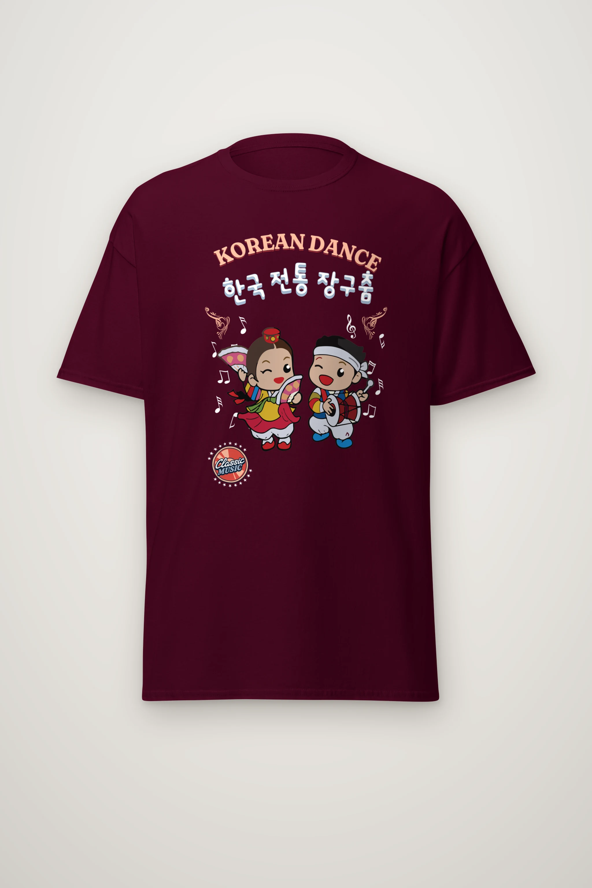 "Korean Dance Friends" Heavyweight Unisex Crewneck T-shirt