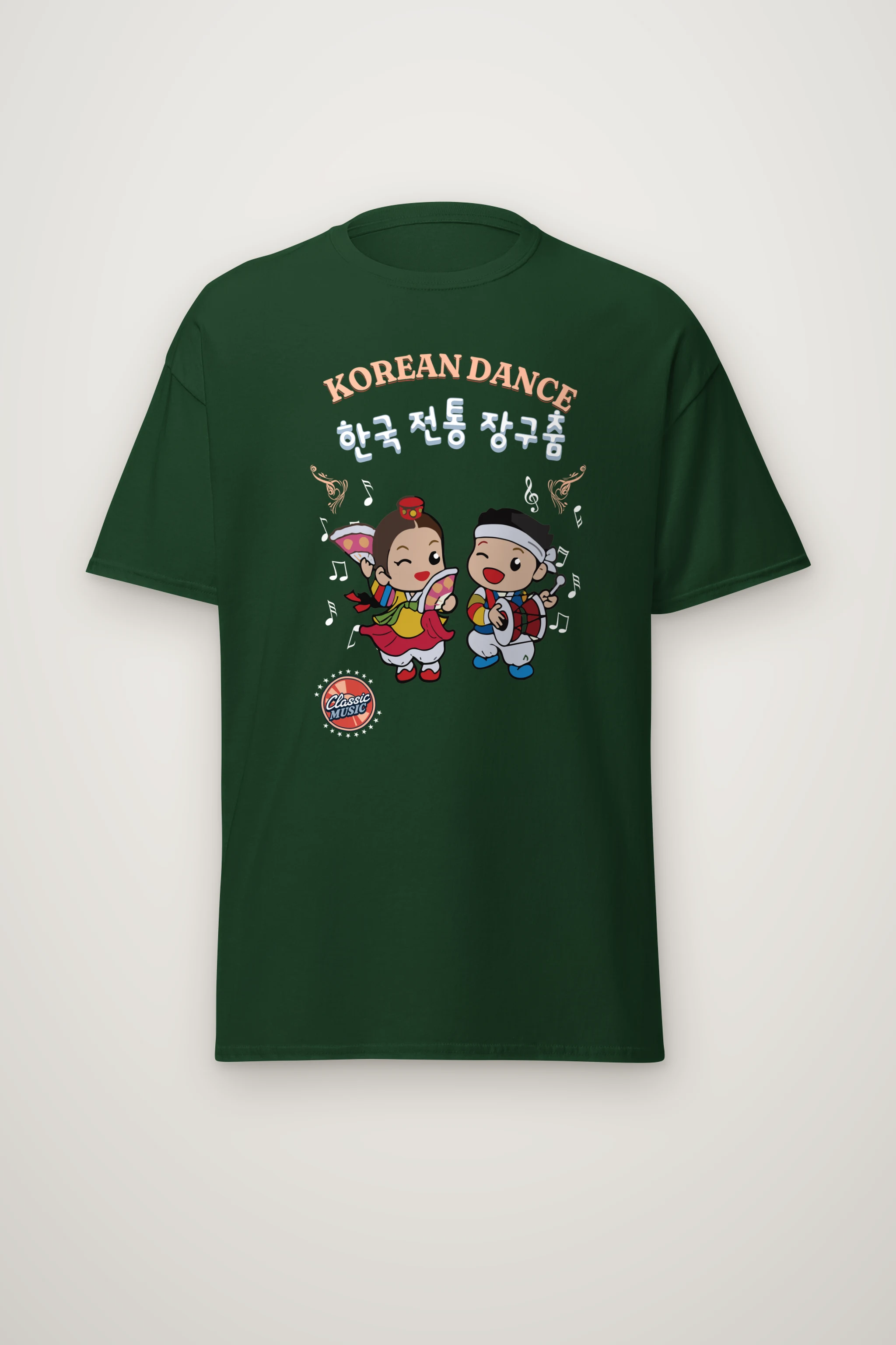 "Korean Dance Friends" Heavyweight Unisex Crewneck T-shirt