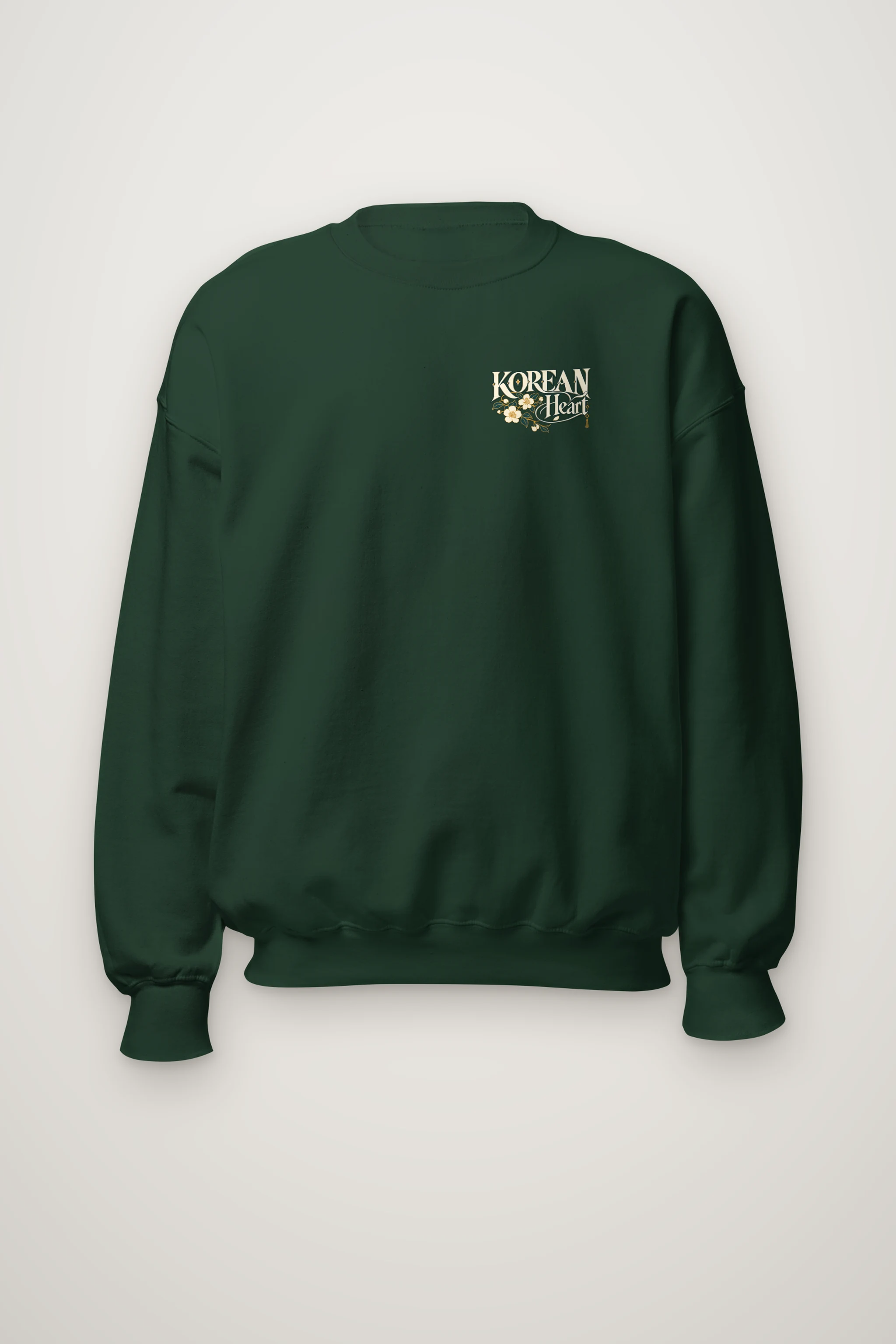 "Korean Heart" Heavy Blend Unisex Crewneck Sweatshirt