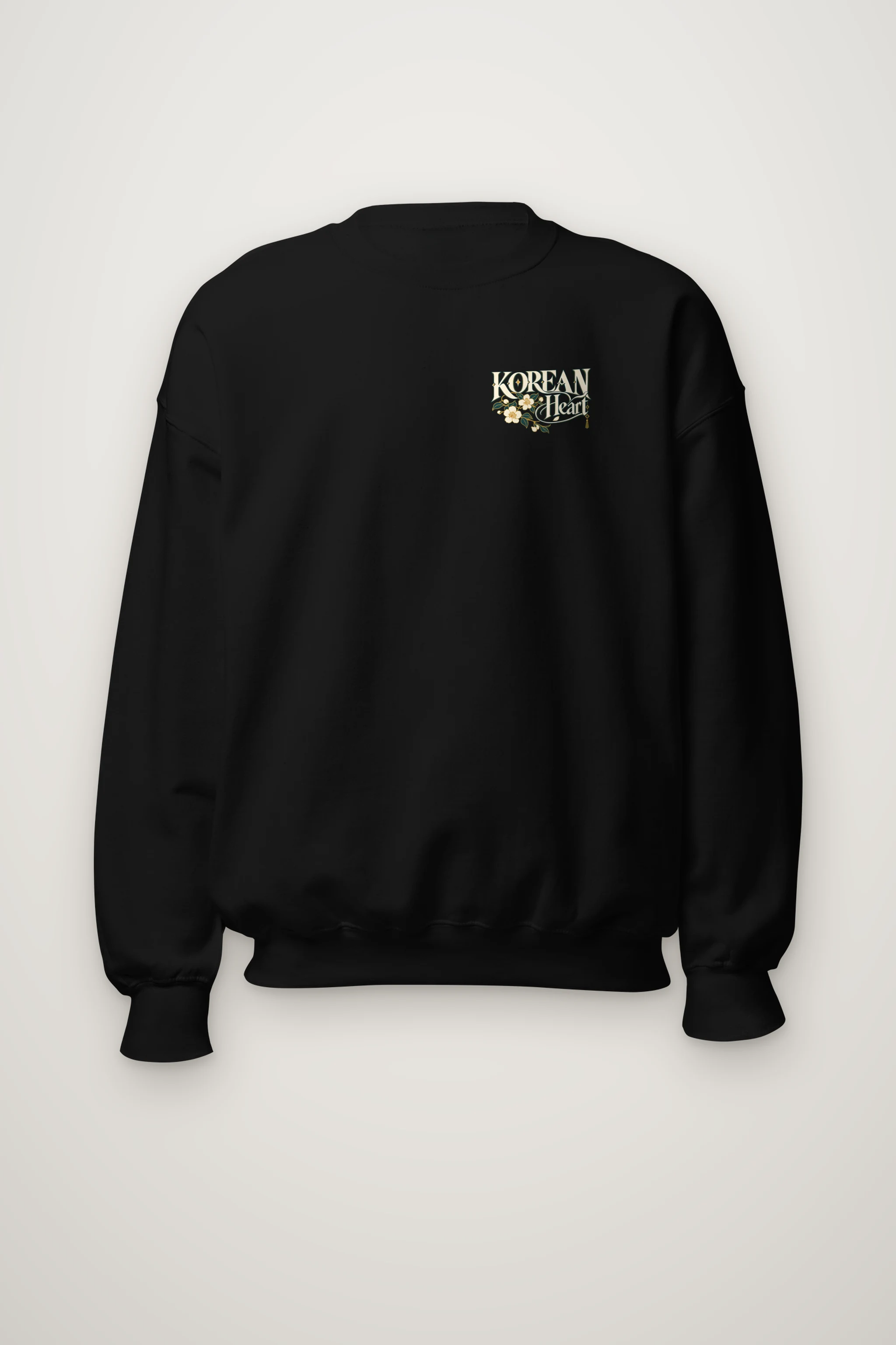 "Korean Heart" Heavy Blend Unisex Crewneck Sweatshirt