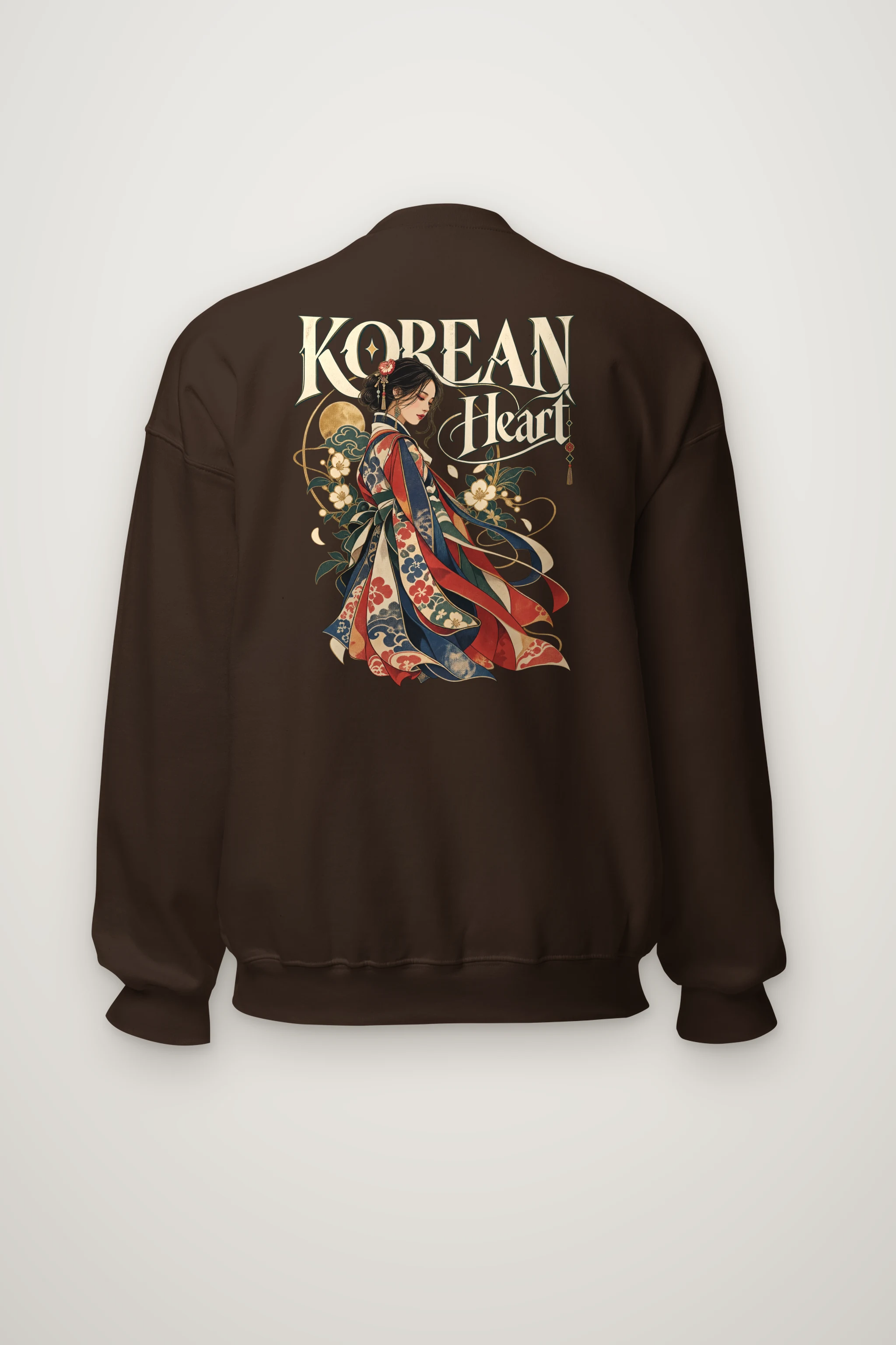 "Korean Heart" Heavy Blend Unisex Crewneck Sweatshirt