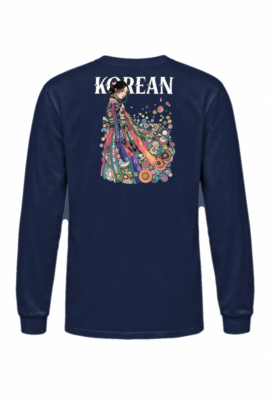 "Korean Heart Kimono" Unisex Longsleeve T-shirt | Gildan 2400