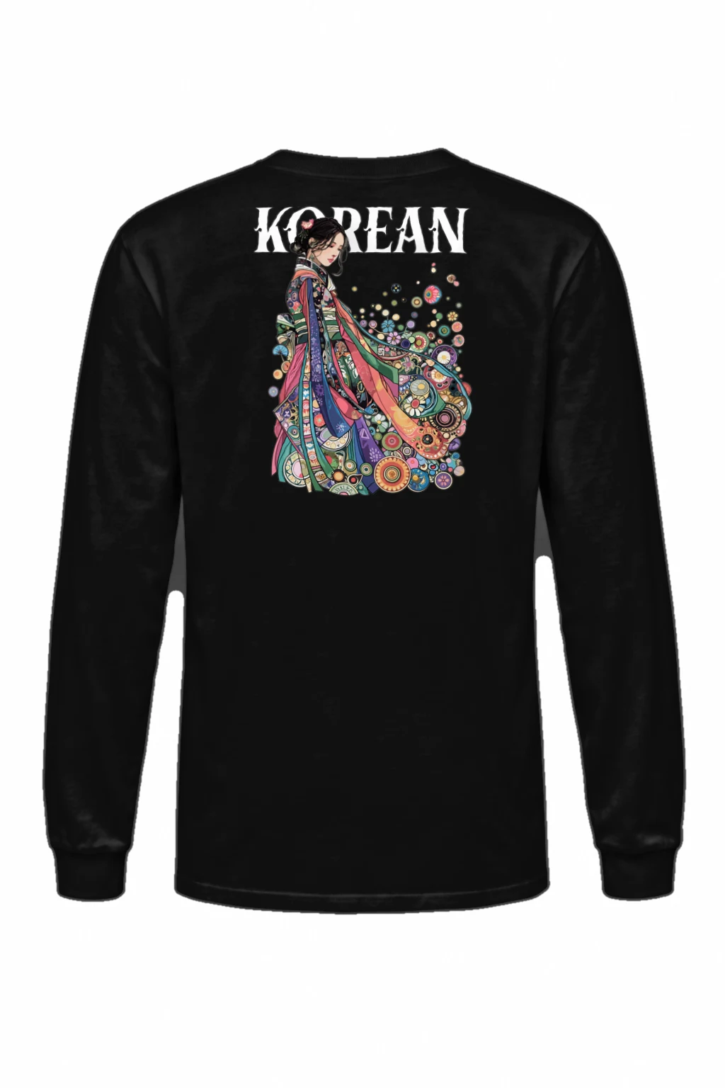 "Korean Heart Kimono" Unisex Longsleeve T-shirt | Gildan 2400