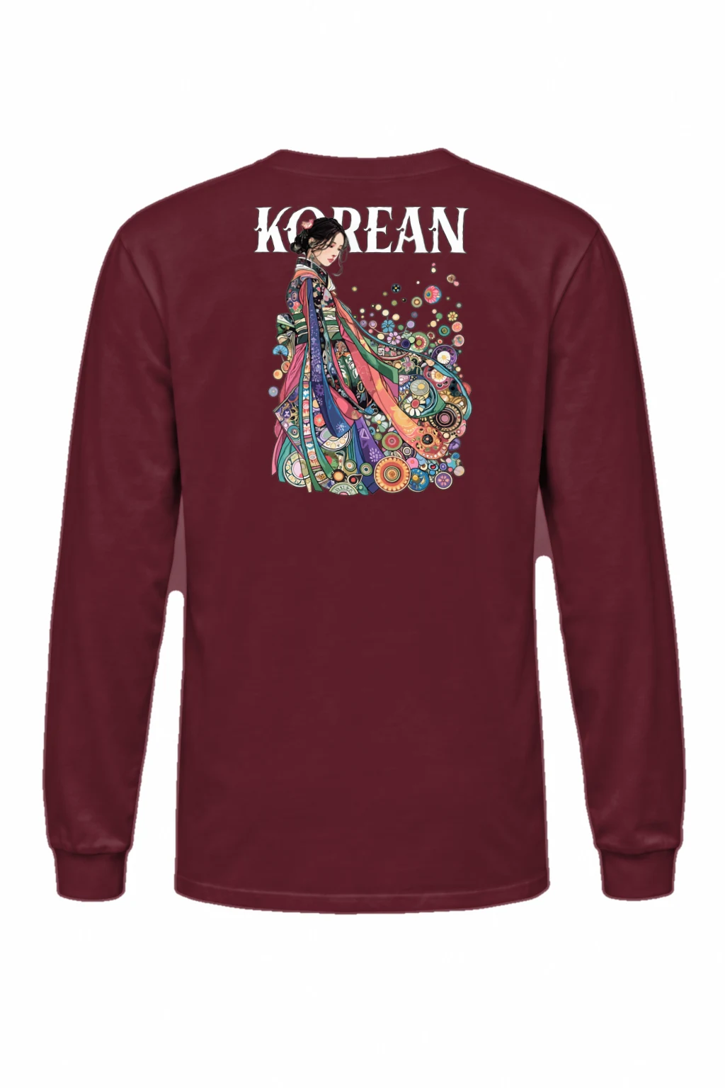 "Korean Heart Kimono" Unisex Longsleeve T-shirt | Gildan 2400
