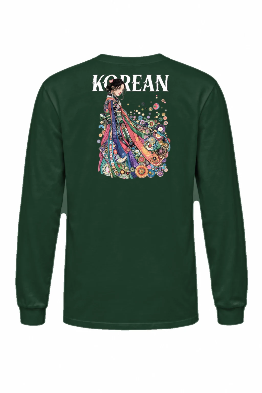 "Korean Heart Kimono" Unisex Longsleeve T-shirt | Gildan 2400