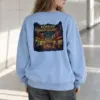 "Korean Night Market" Heavy Blend Unisex Crewneck Sweatshirt | Gildan 18000