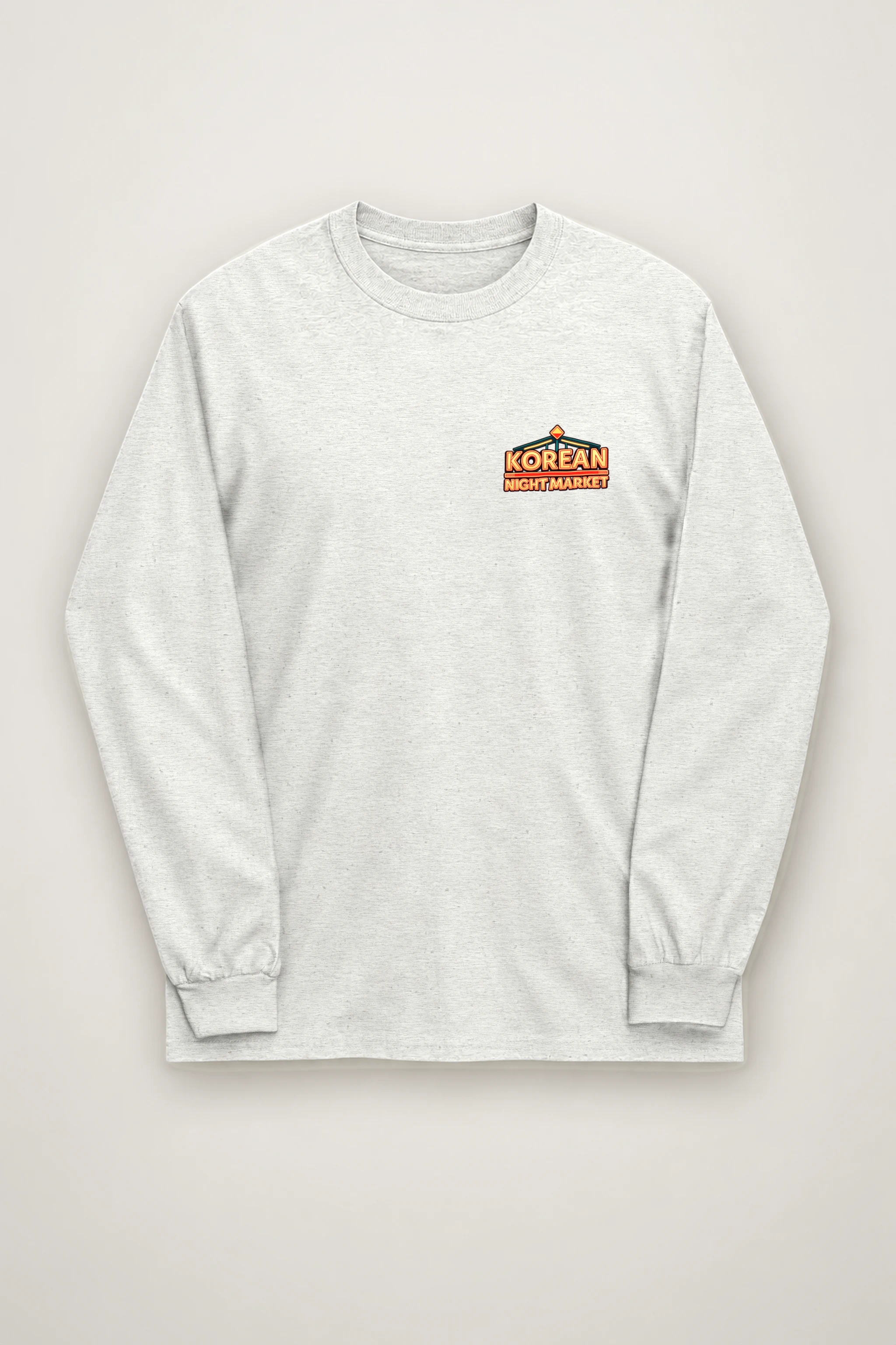 "Korean Night Market" Unisex Longsleeve T-shirt