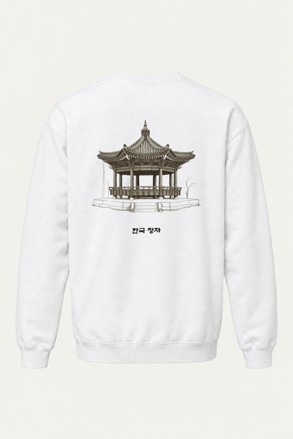 "Korean Pavilion Study" Heavy Blend Unisex Crewneck Sweatshirt | Gildan 18000