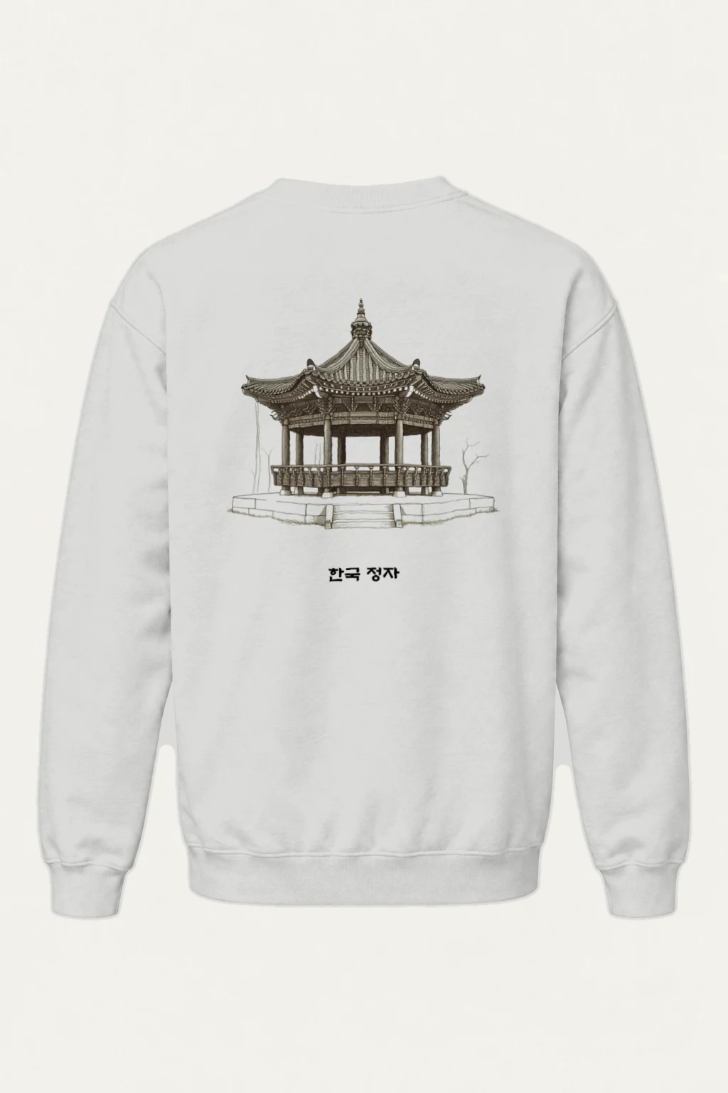 "Korean Pavilion Study" Heavy Blend Unisex Crewneck Sweatshirt | Gildan 18000