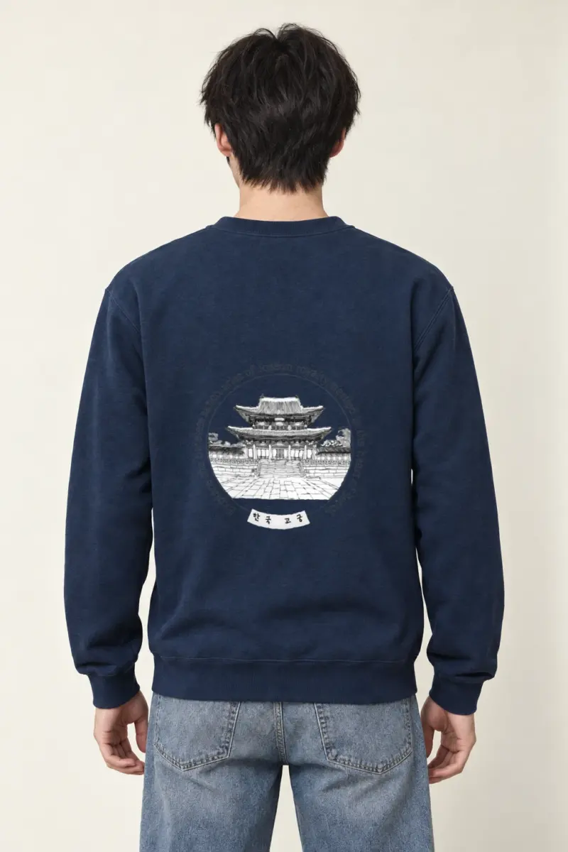 "Korean Royal Palaces" Heavy Blend Unisex Crewneck Sweatshirt
