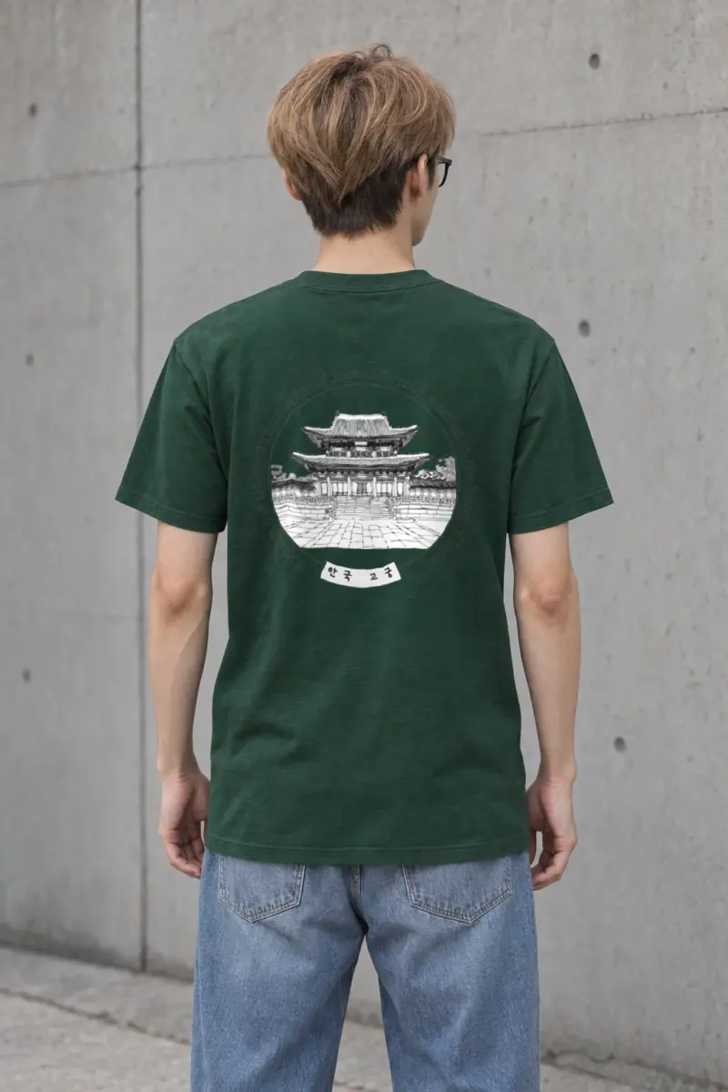 "Korean Royal Palaces" Heavyweight Unisex Crewneck T-shirt
