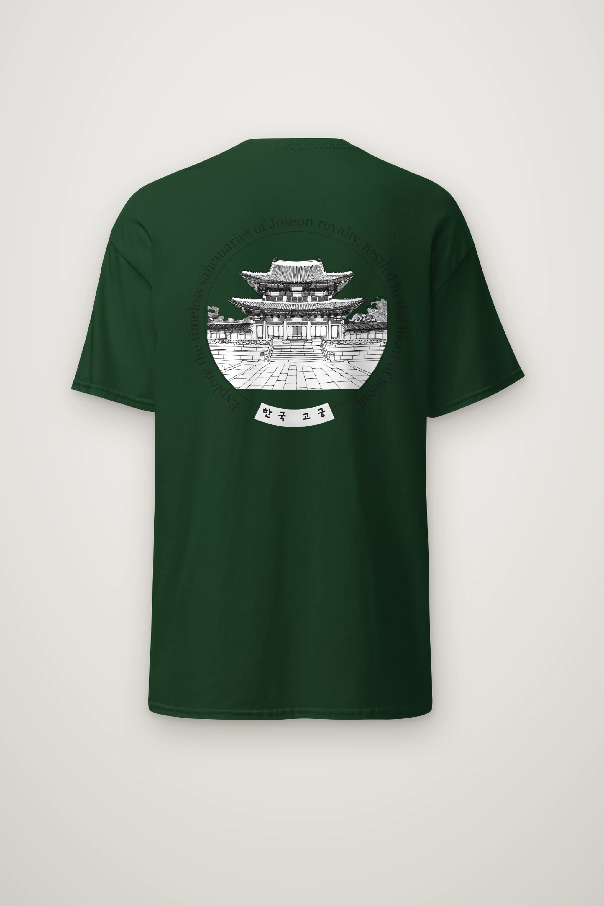 "Korean Royal Palaces" Heavyweight Unisex Crewneck T-shirt