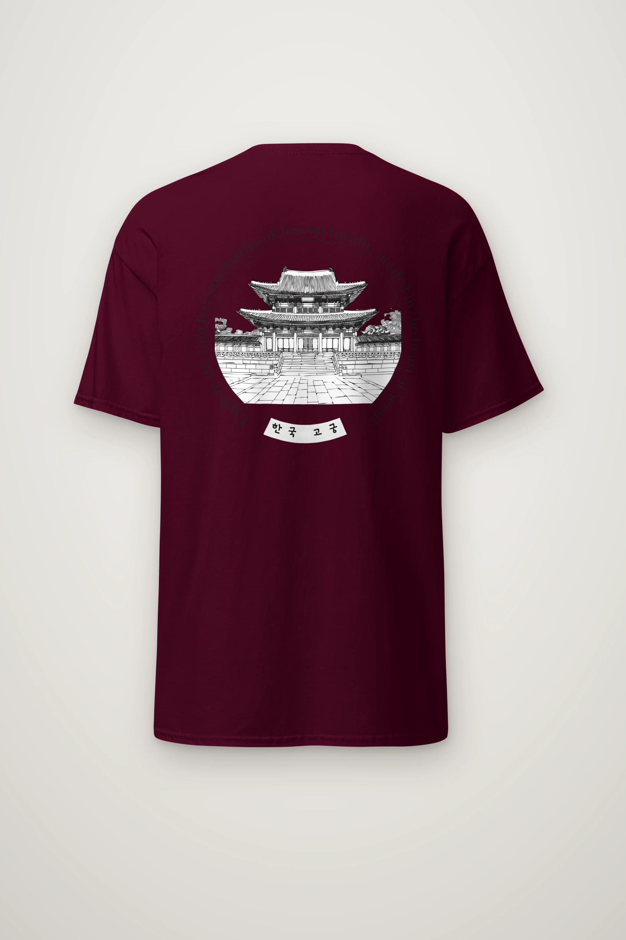 "Korean Royal Palaces" Heavyweight Unisex Crewneck T-shirt