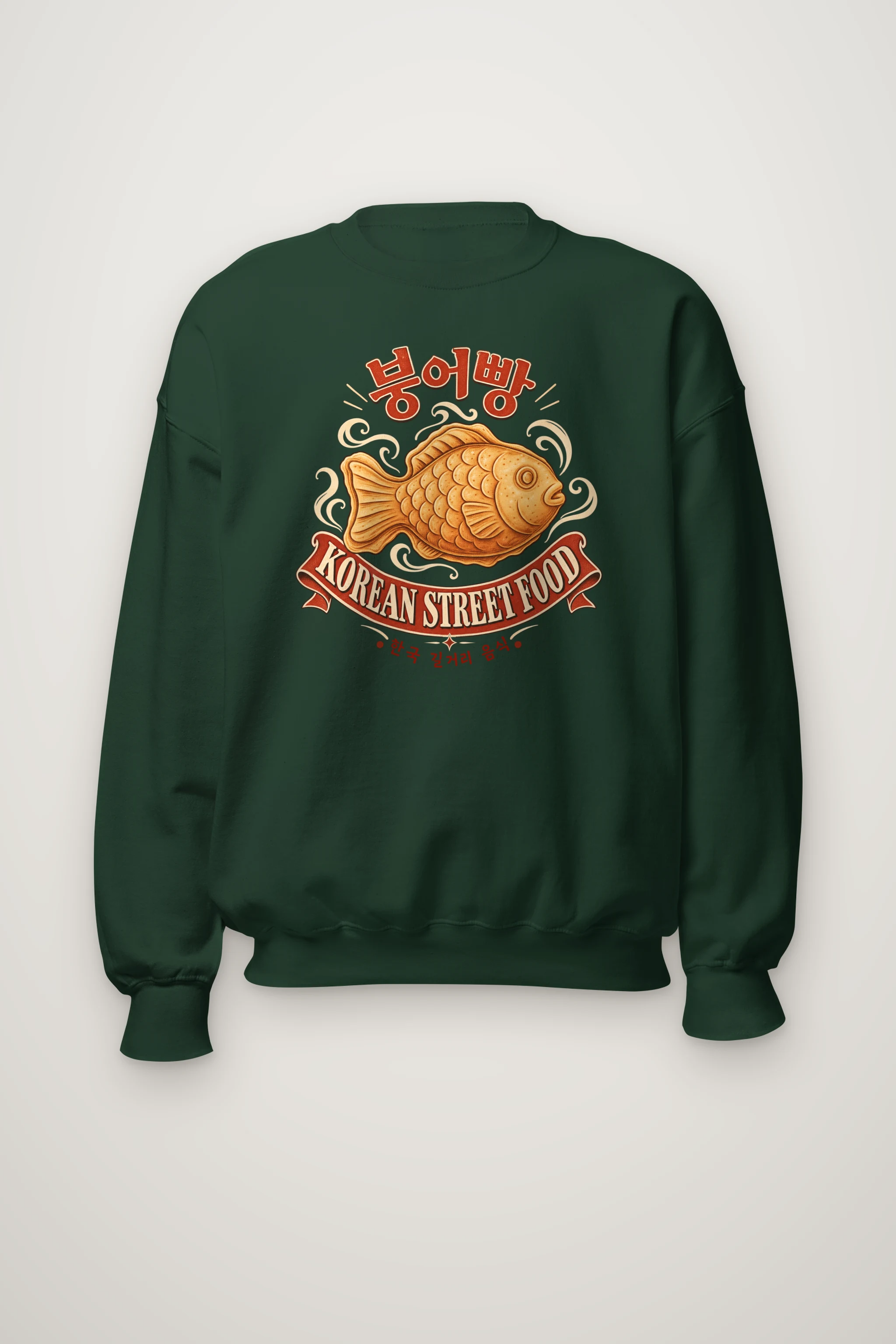 "Korean Street Food" Heavy Blend Unisex Crewneck Sweatshirt