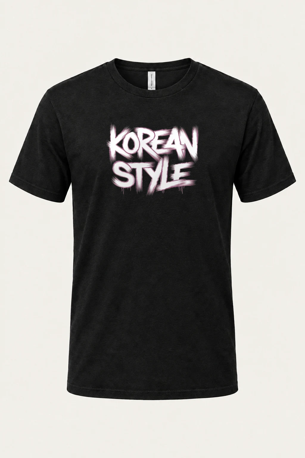 "Korean Style Graffiti" Heavyweight Unisex Crewneck T-shirt | Gildan 5000