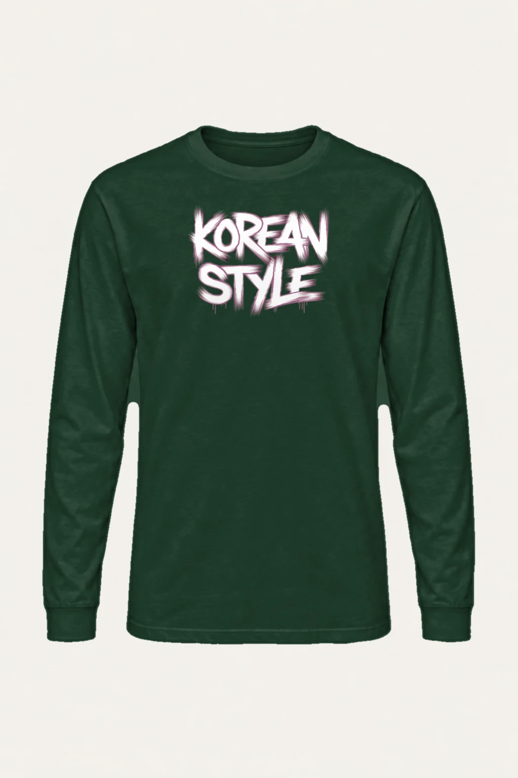 "Korean Style Graffiti" Unisex Longsleeve T-shirt | Gildan 2400