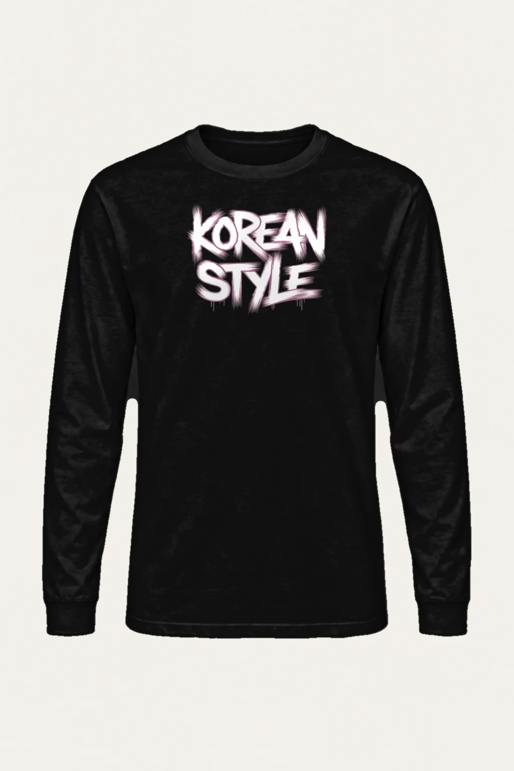 "Korean Style Graffiti" Unisex Longsleeve T-shirt | Gildan 2400