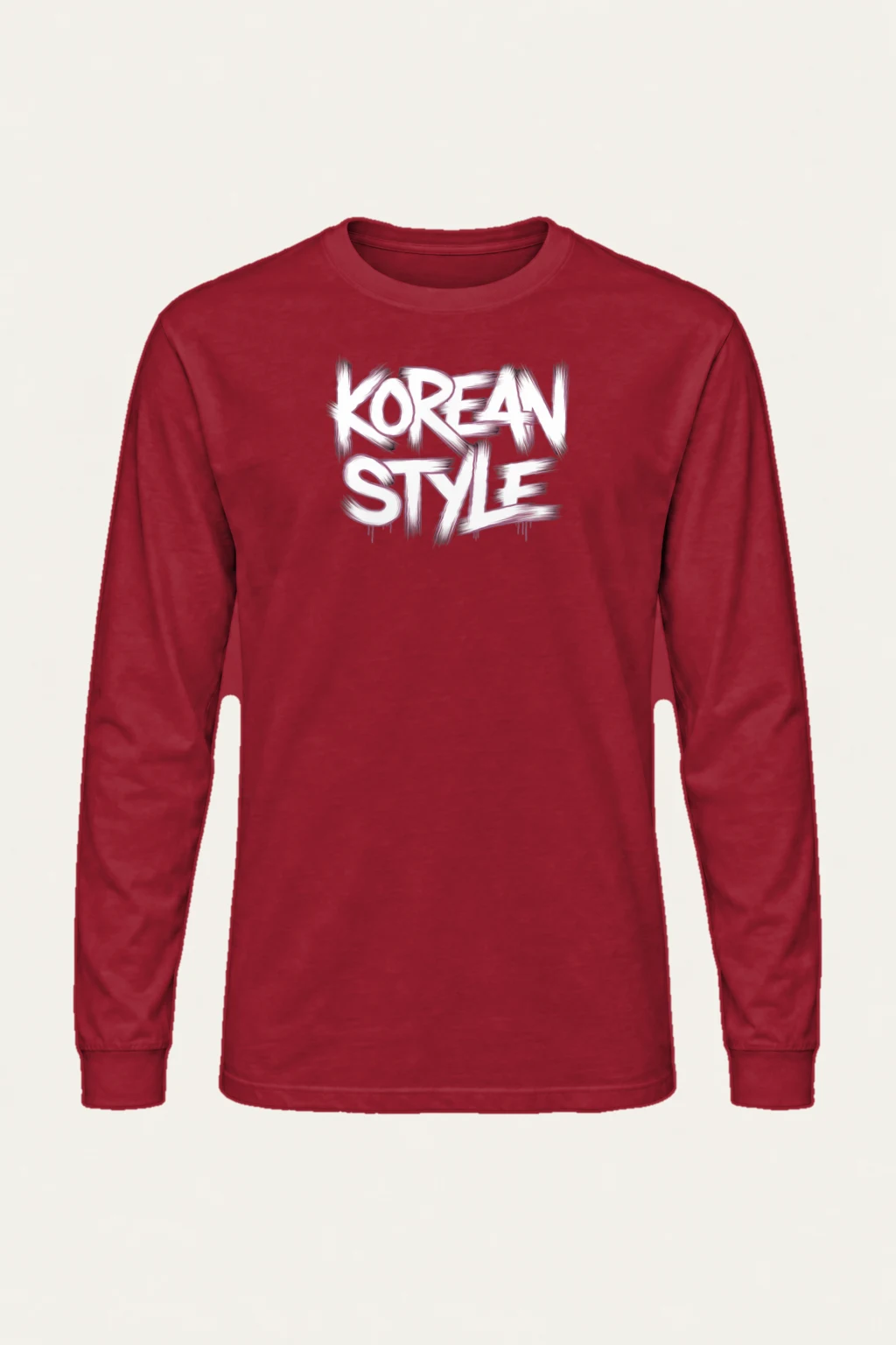 "Korean Style Graffiti" Unisex Longsleeve T-shirt | Gildan 2400