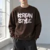 "Korean Style" Heavy Blend Unisex Crewneck Sweatshirt | Gildan 18000