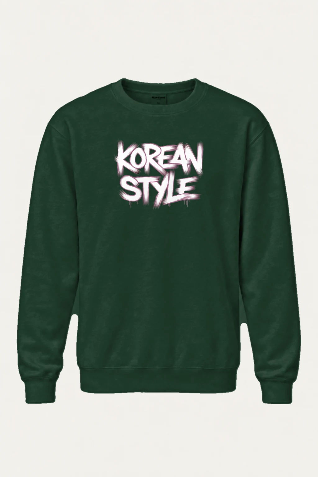 "Korean Style" Heavy Blend Unisex Crewneck Sweatshirt | Gildan 18000