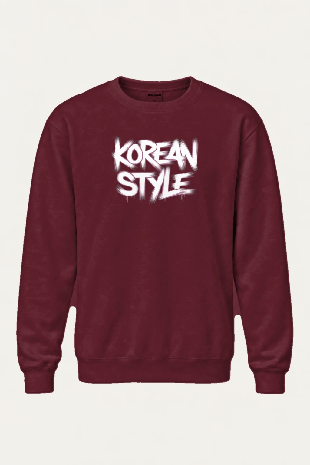 "Korean Style" Heavy Blend Unisex Crewneck Sweatshirt | Gildan 18000