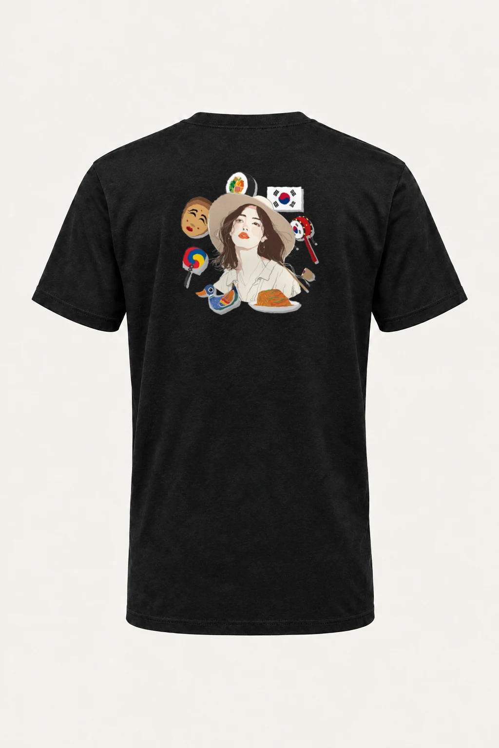 "Korean Travel Muse" Heavyweight Unisex Crewneck T-shirt | Gildan 5000