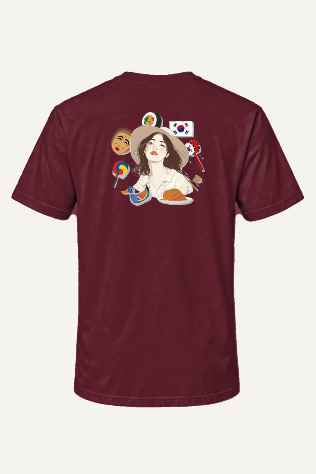 "Korean Travel Muse" Heavyweight Unisex Crewneck T-shirt | Gildan 5000
