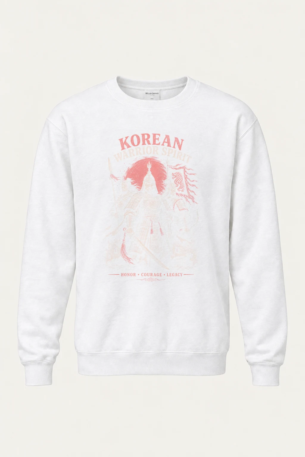 "Korean Warrior Spirit" Heavy Blend Unisex Crewneck Sweatshirt | Gildan 18000
