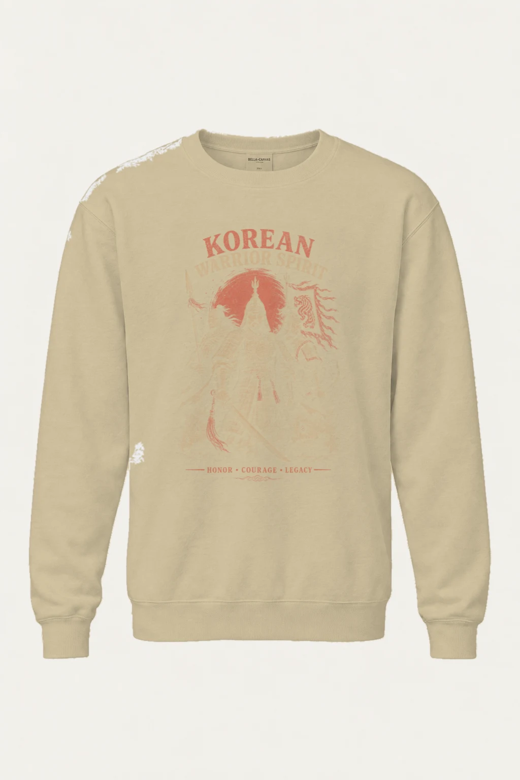 "Korean Warrior Spirit" Heavy Blend Unisex Crewneck Sweatshirt | Gildan 18000
