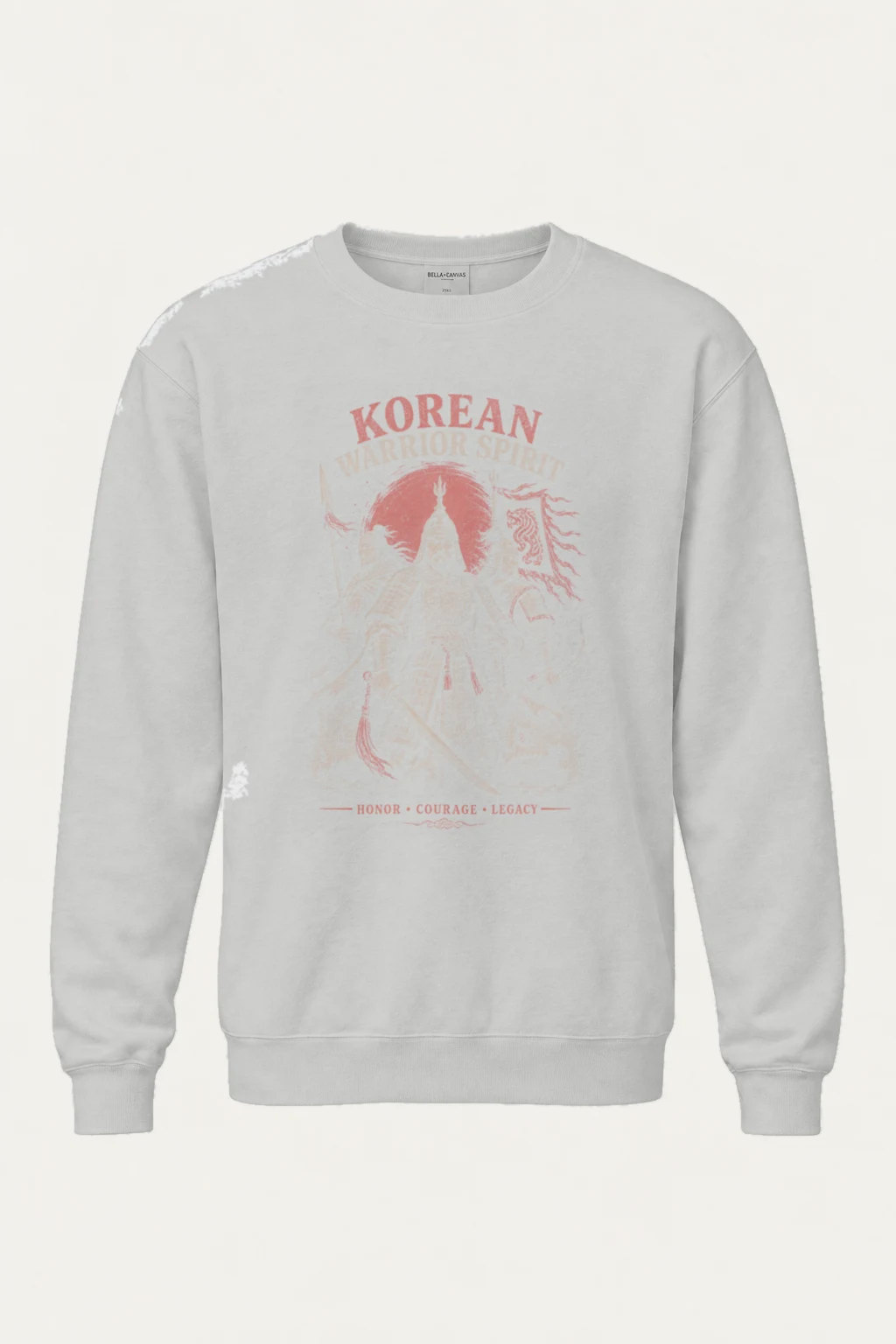 "Korean Warrior Spirit" Heavy Blend Unisex Crewneck Sweatshirt | Gildan 18000