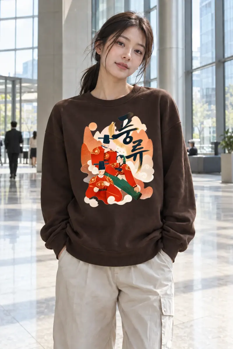 “Kotobuki Musicians” Heavy Blend Unisex Crewneck Sweatshirt | Gildan 18000