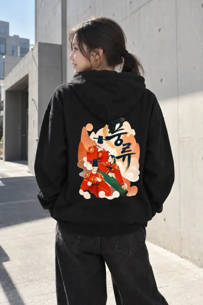 “Kotobuki Musicians” Heavy Blend Unisex Pullover Hoodie | Gildan 18500