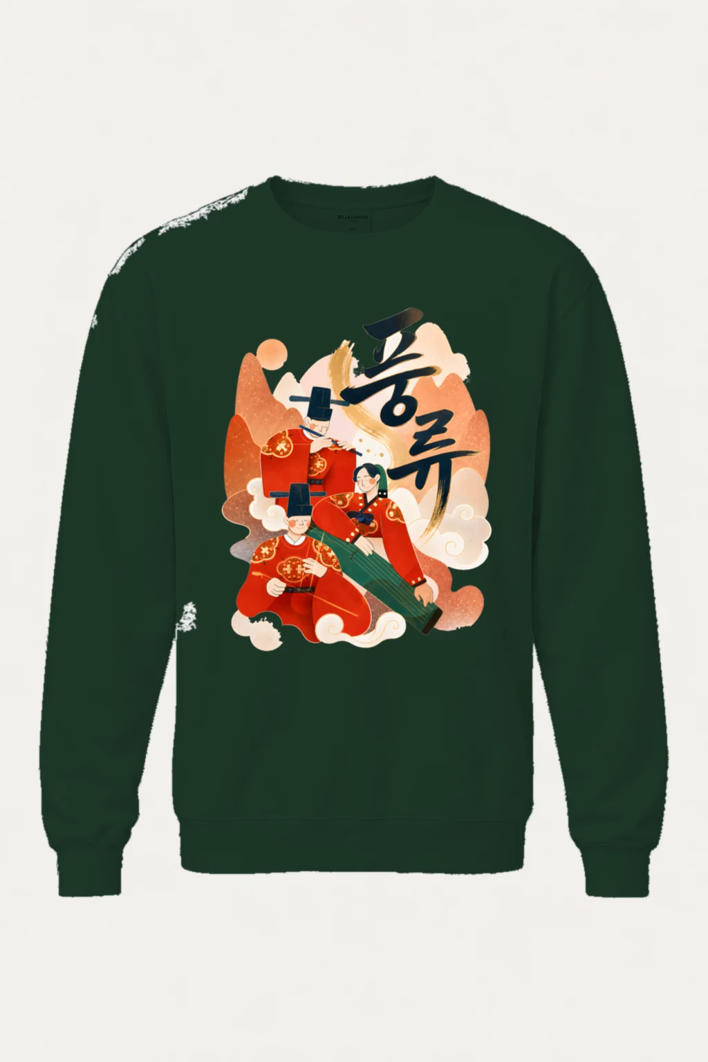 "Kotobuki Musicians" Unisex Sponge Fleece Crewneck Sweatshirt | Bella + Canvas 3901