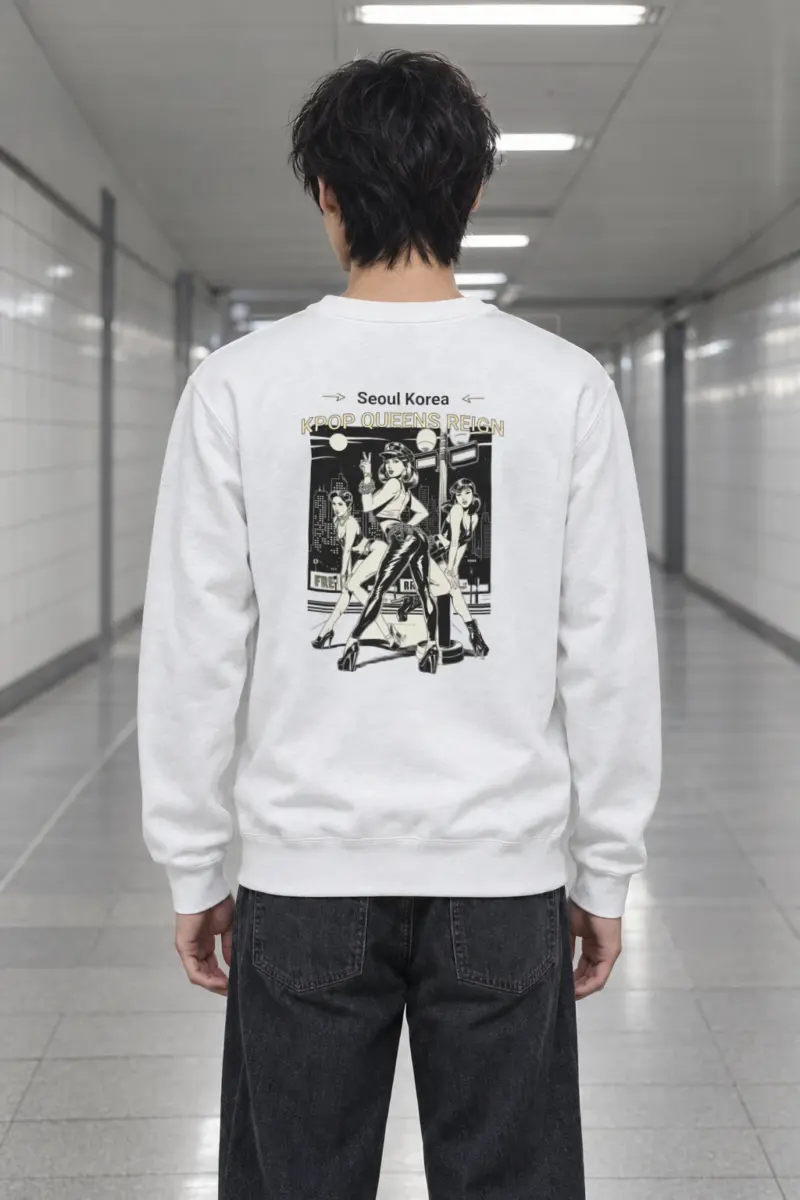 "Kpop Queens Reign" Heavy Blend Unisex Crewneck Sweatshirt