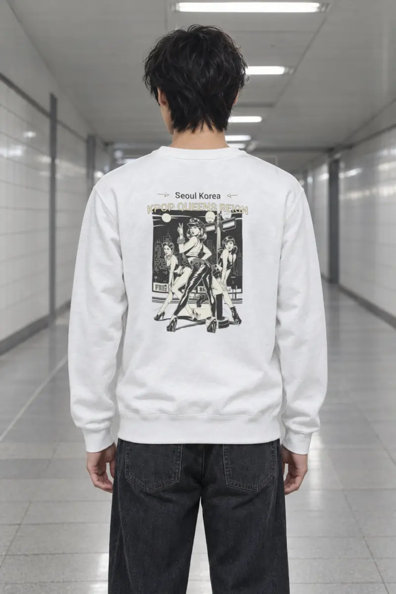 "Kpop Queens Reign" Heavy Blend Unisex Crewneck Sweatshirt