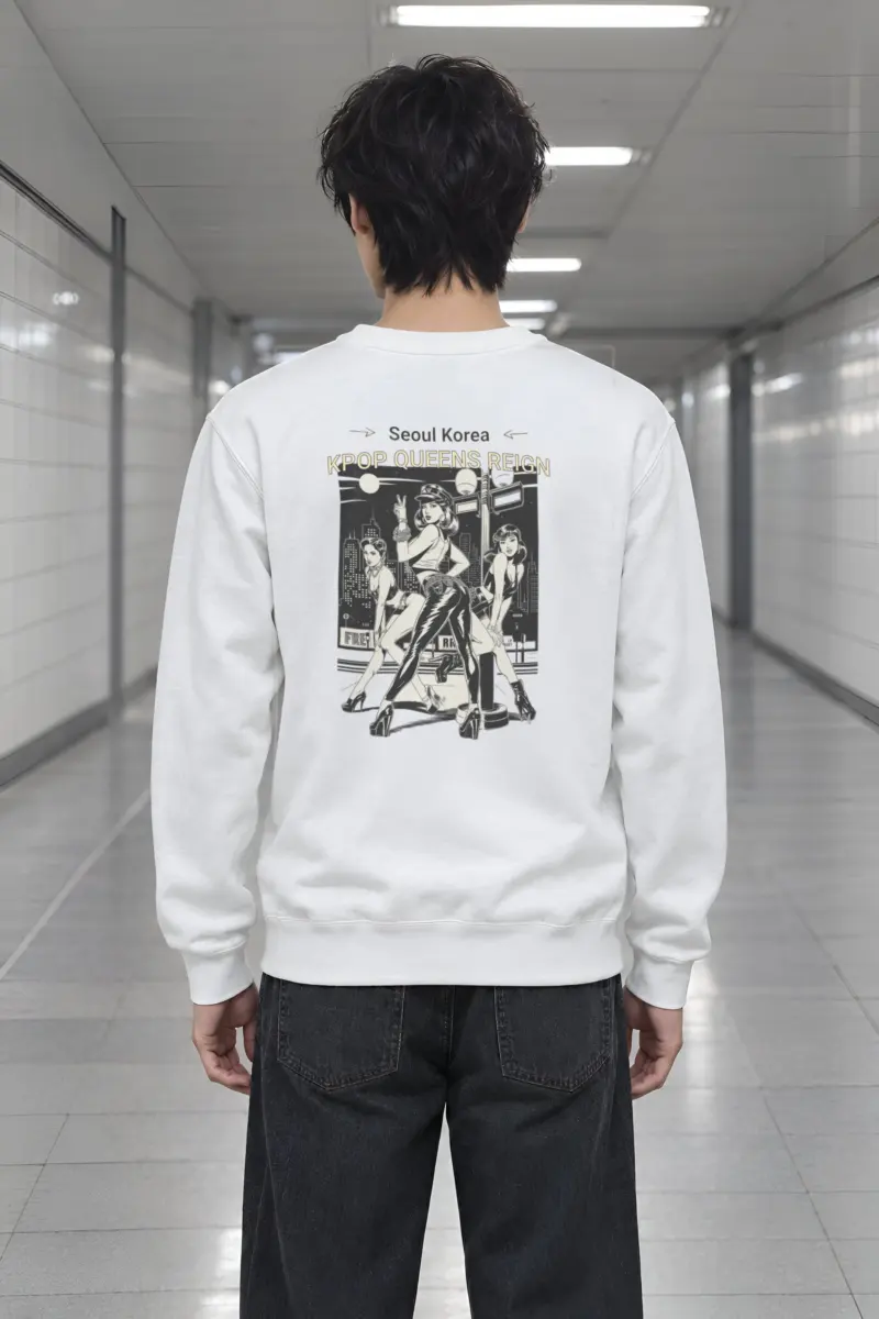 "Kpop Queens Reign" Heavy Blend Unisex Crewneck Sweatshirt