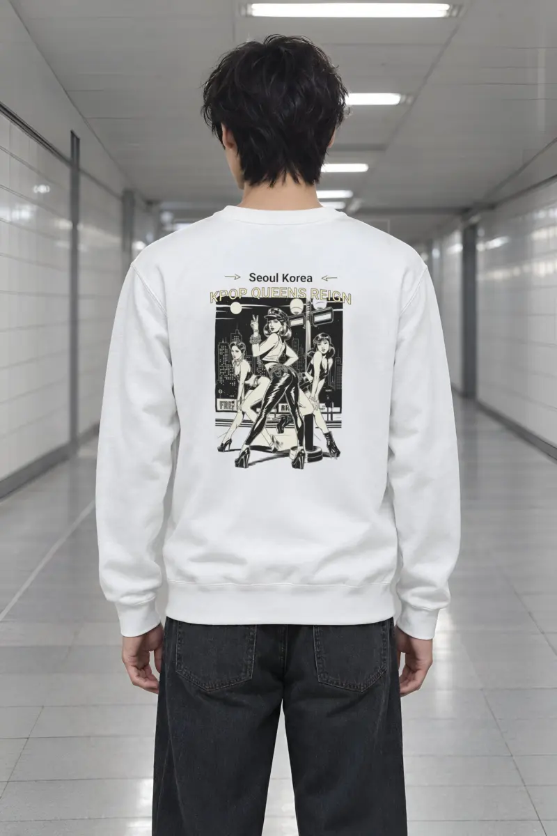 "Kpop Queens Reign" Heavy Blend Unisex Crewneck Sweatshirt