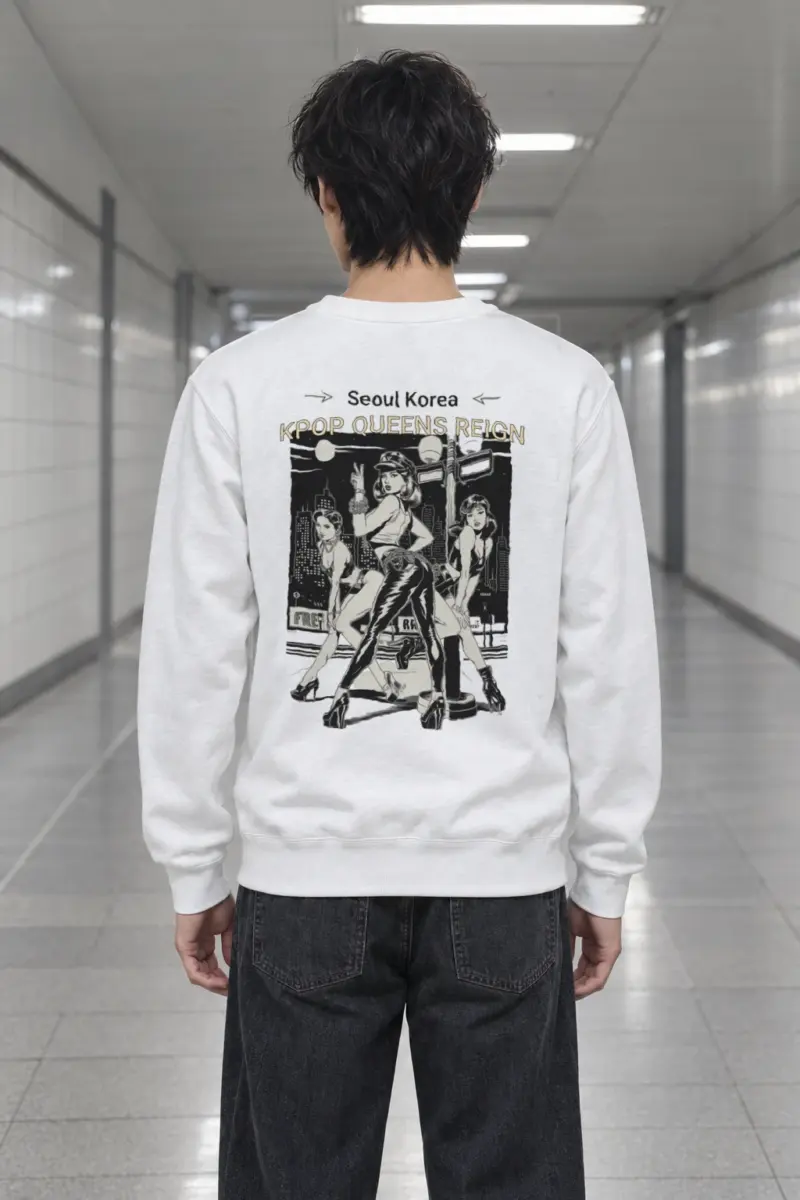 "Kpop Queens Reign" Heavy Blend Unisex Crewneck Sweatshirt