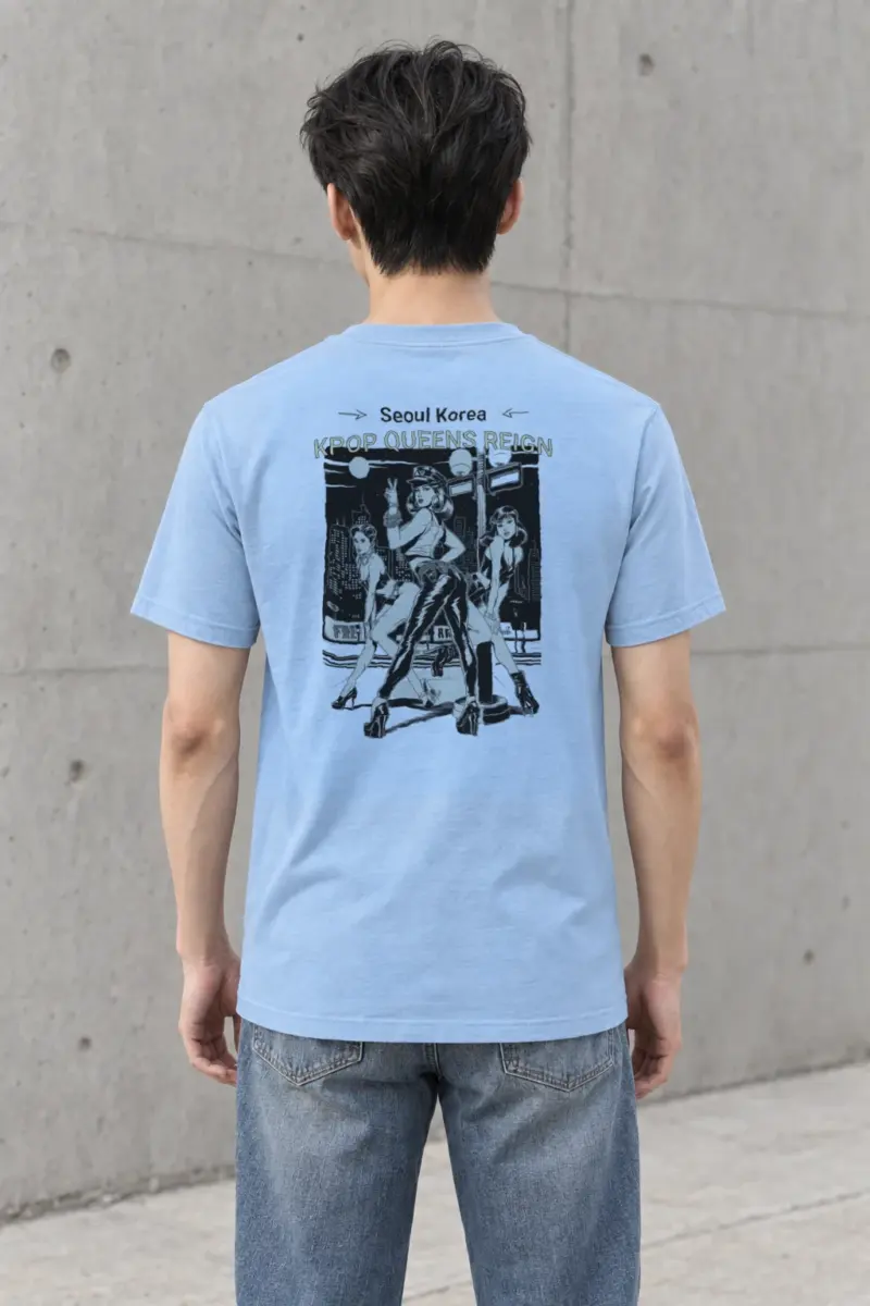 "Kpop Queens Reign" Heavyweight Unisex Crewneck T-shirt