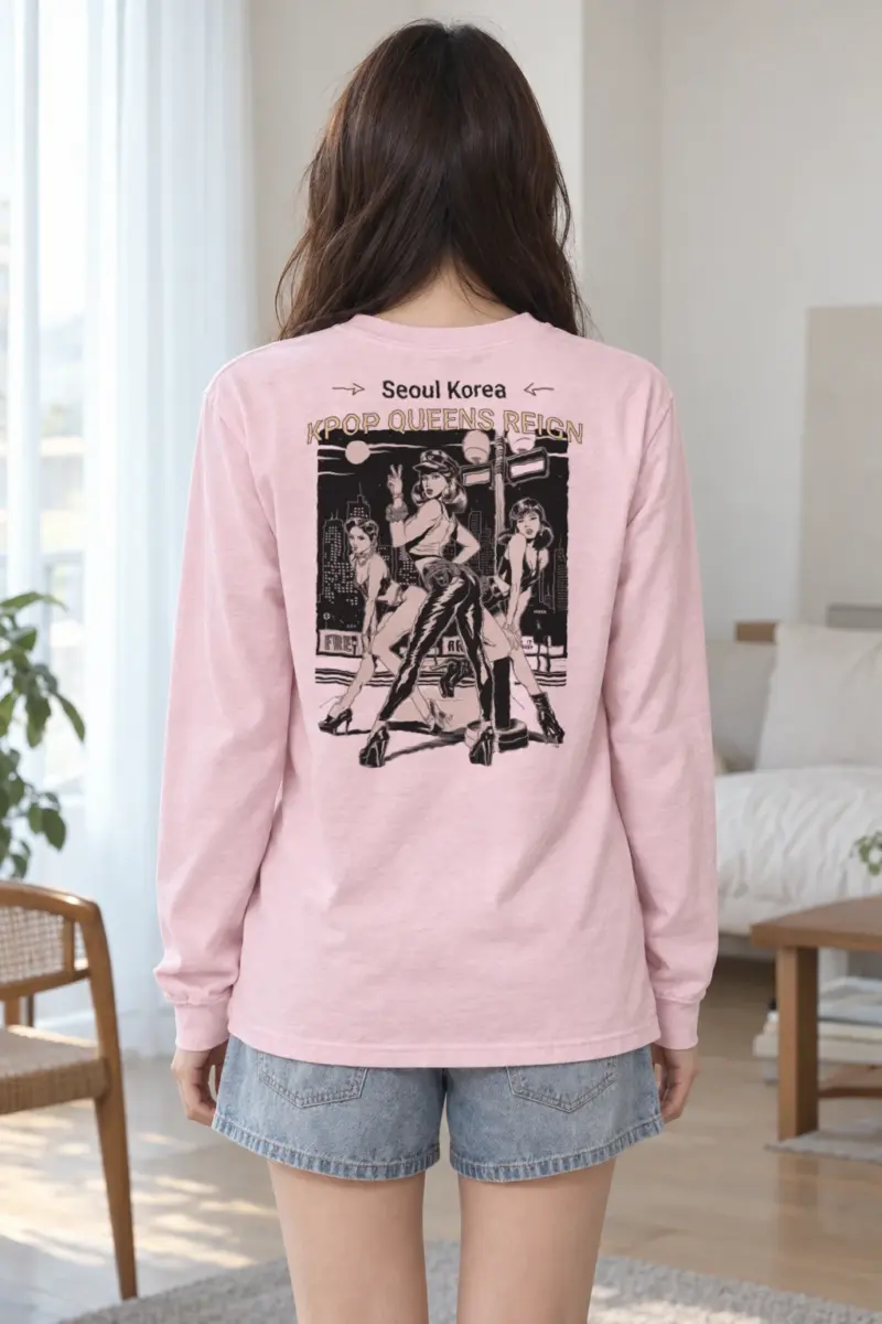 "Kpop Queens Reign" Unisex Longsleeve T-shirt | Gildan 2400