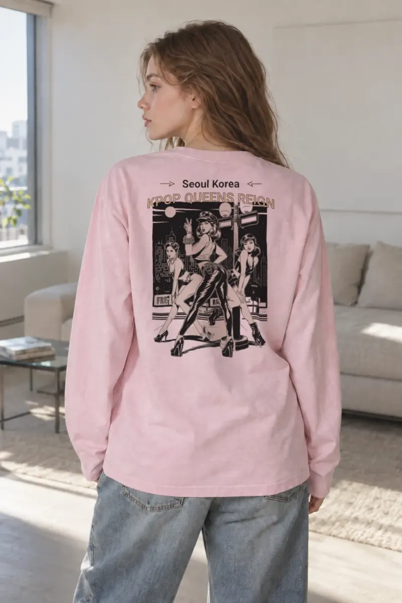 "Kpop Queens Reign" Unisex Longsleeve T-shirt | Gildan 2400