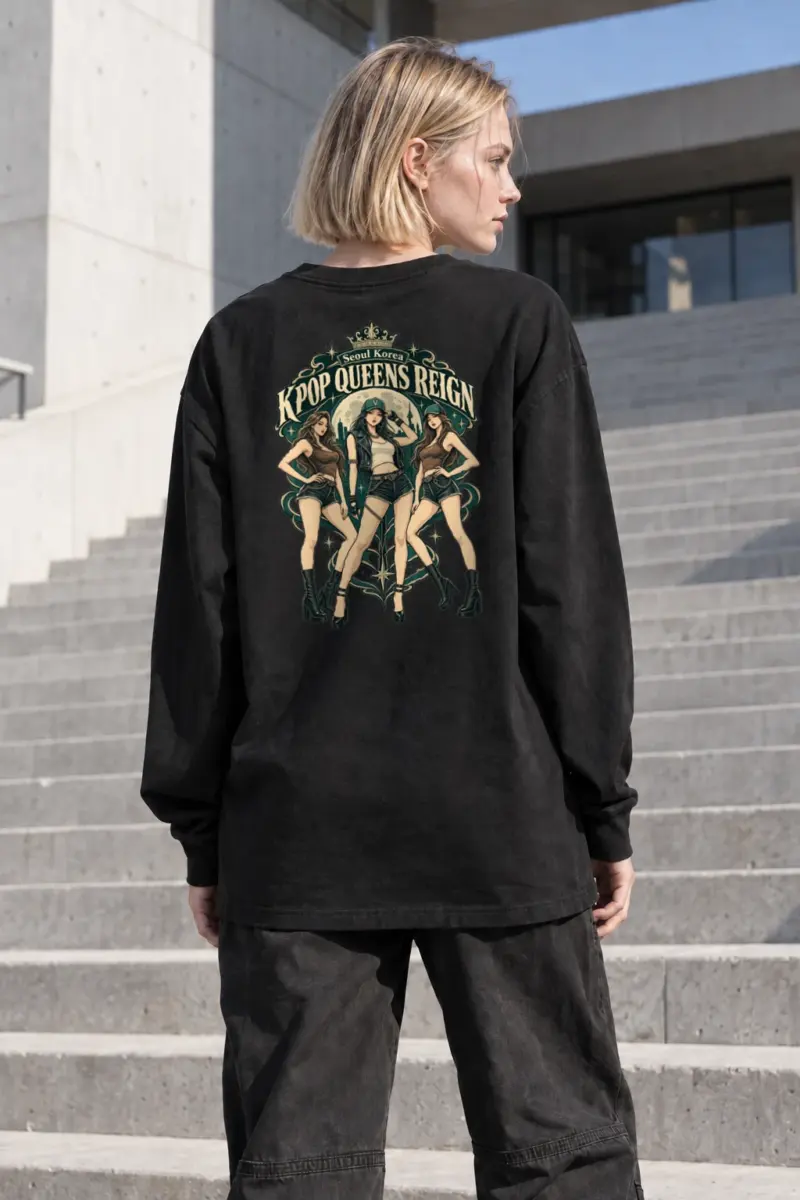 "Kpop Queens Reign" Unisex Longsleeve T-shirt | Gildan 2400
