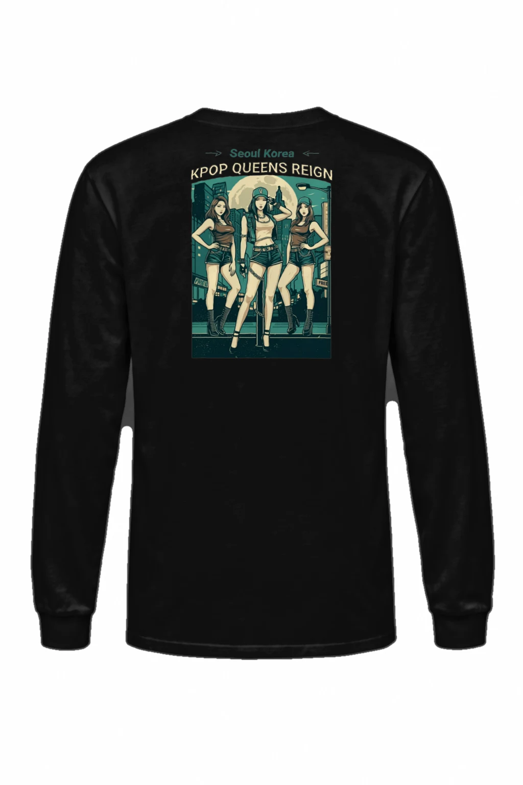 "Kpop Queens Reign" Unisex Longsleeve T-shirt | Gildan 2400