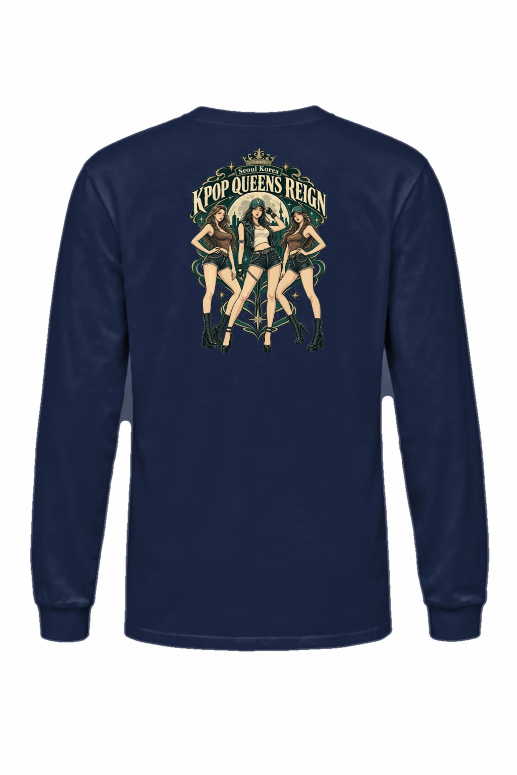 "Kpop Queens Reign" Unisex Longsleeve T-shirt | Gildan 2400