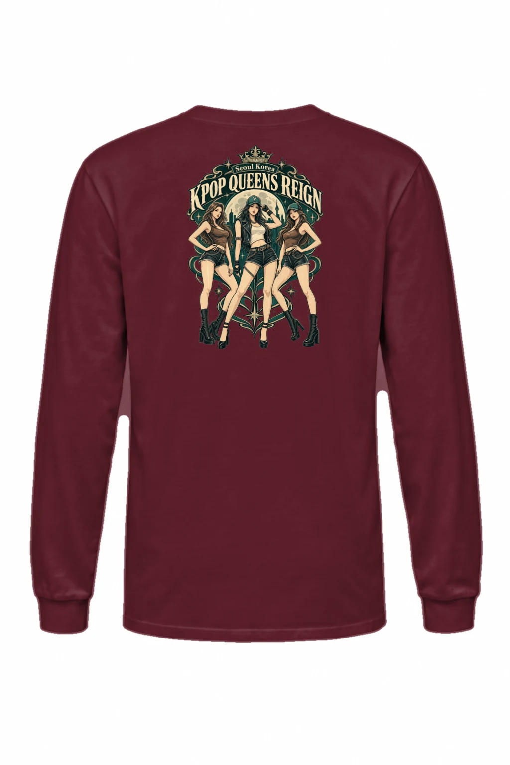 "Kpop Queens Reign" Unisex Longsleeve T-shirt | Gildan 2400