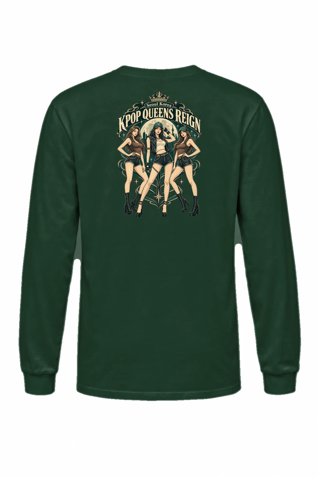 "Kpop Queens Reign" Unisex Longsleeve T-shirt | Gildan 2400