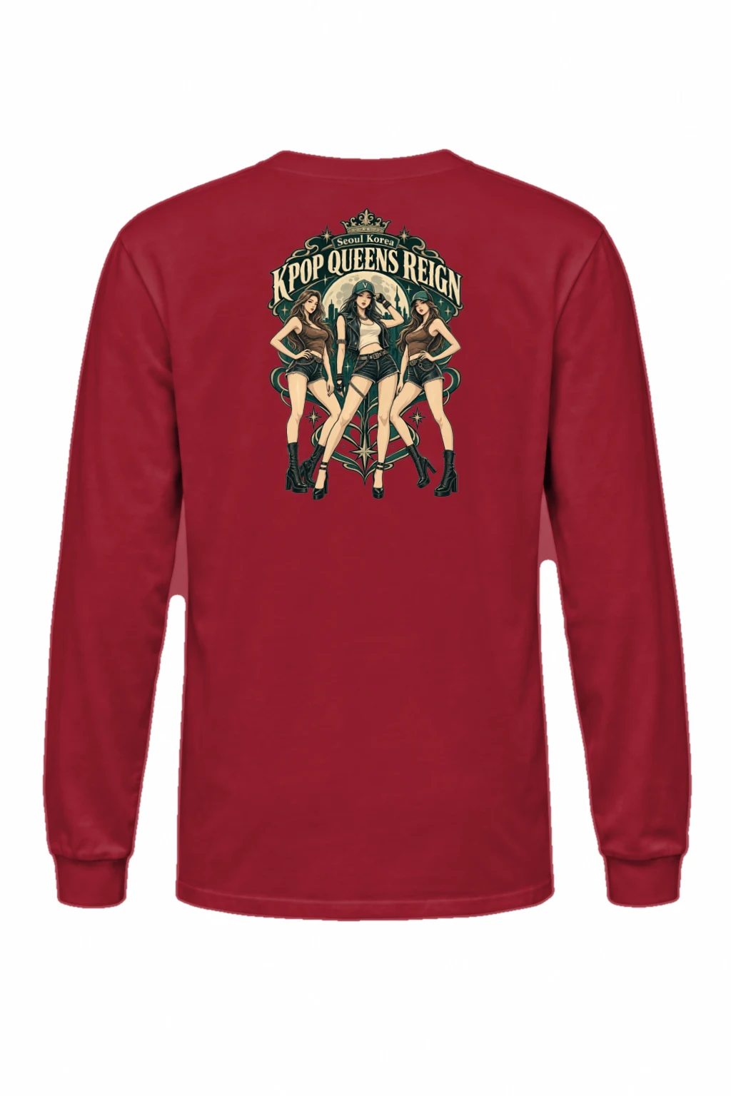 "Kpop Queens Reign" Unisex Longsleeve T-shirt | Gildan 2400